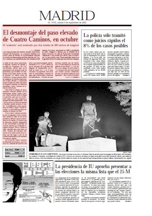 EL DESMONTAJE DEL PASO ELEVADO DE CUATRO CAMINOS, EN OCTUBRE (artculo en formato PDF)